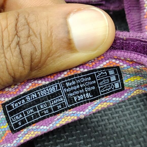 Teva Original Universal Sandals Womens Size 9 Purple Pink - Picture 7 of 7